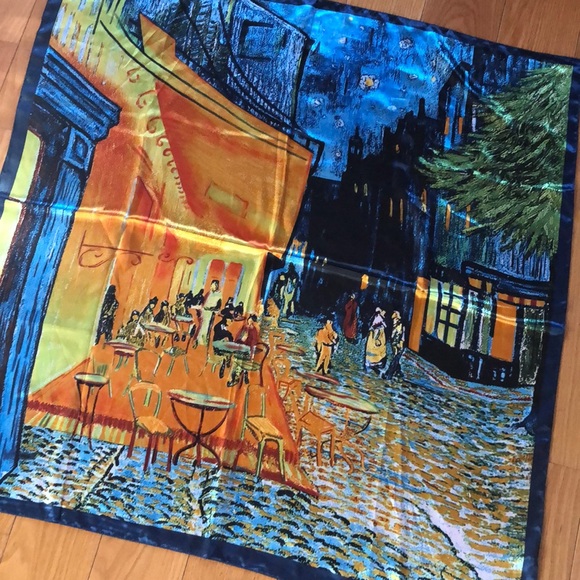 MOSI Accessories - MOSI scarf Café Terrace at Night Vincent Van Gogh